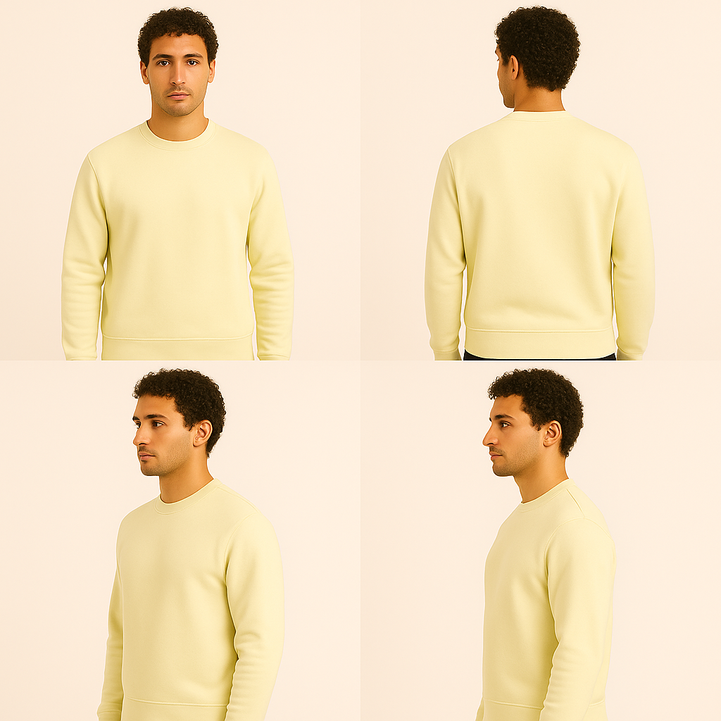 Premium off-White Round neck Sweatshirt β Minimal & Timeless