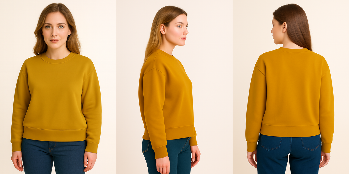 Deep Mustard Classic Sweatshirt β Timeless Style, Luxury Comfort
