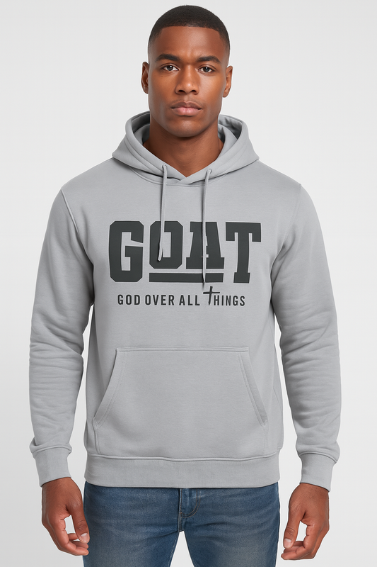 Light Grey Premium Sweatshirt Hoodie – HD Print Finish