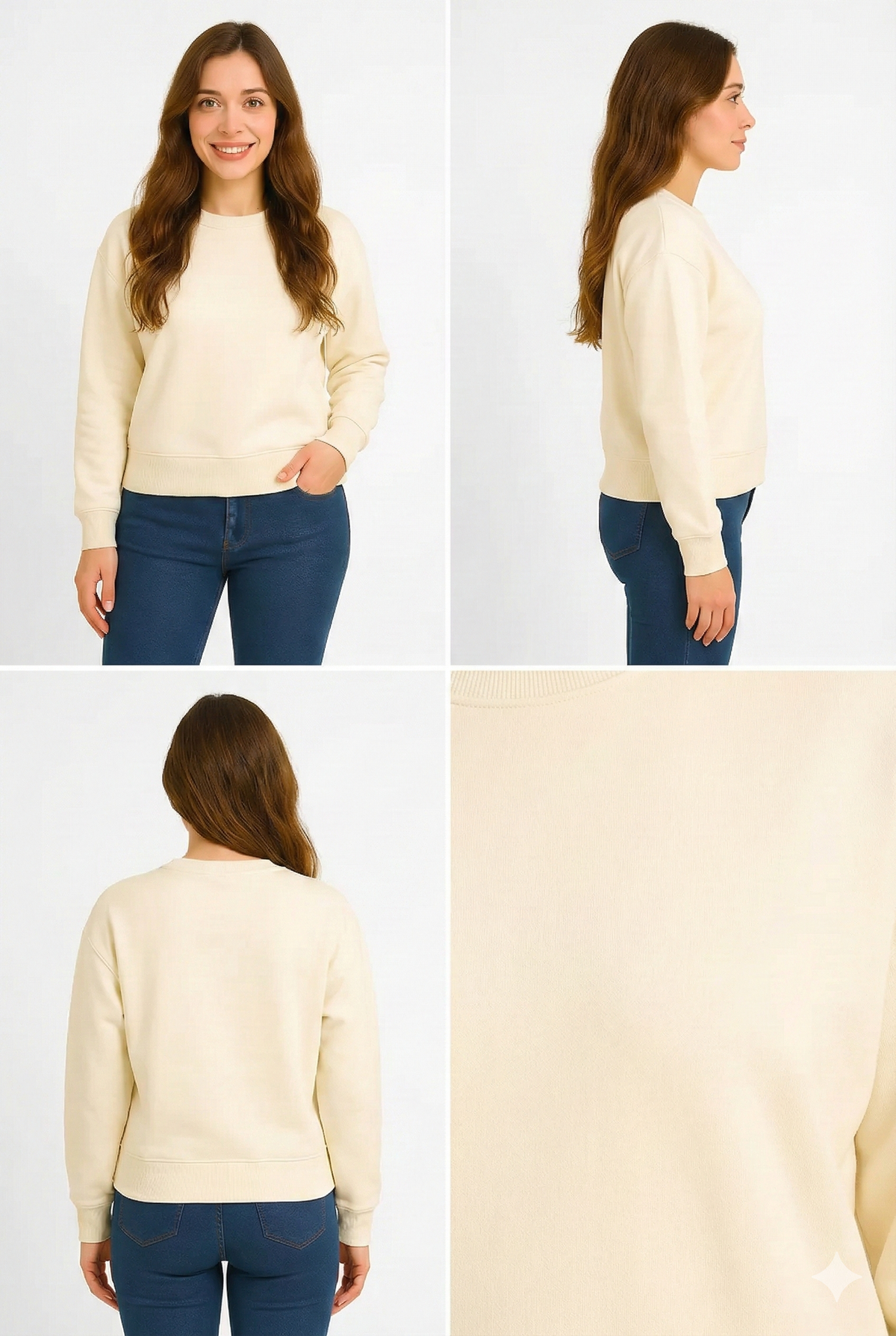 Off White Premium Sweatshirt – Timeless Style, Luxury Comfort
