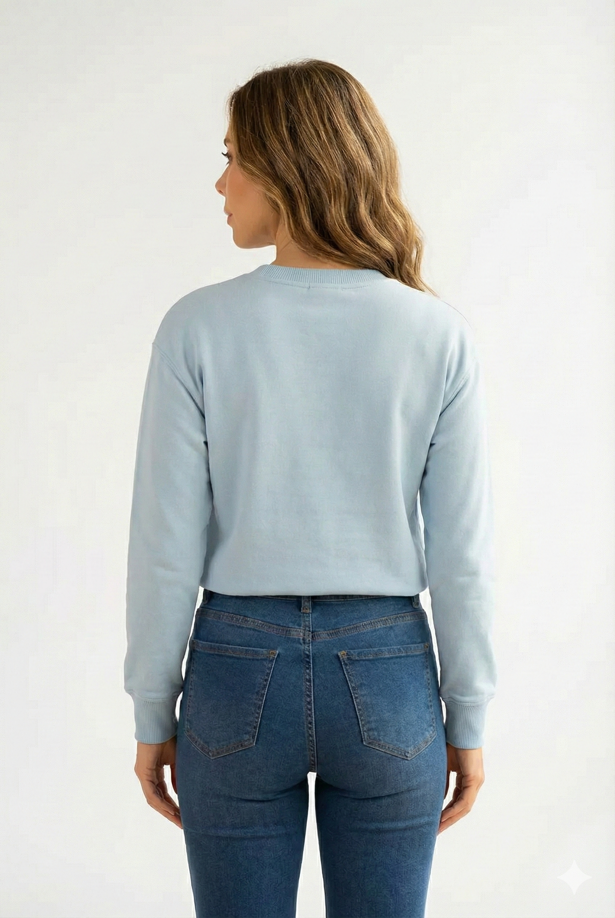 Sky Blue Premium Sweatshirt – Premium & Motivational HD Print