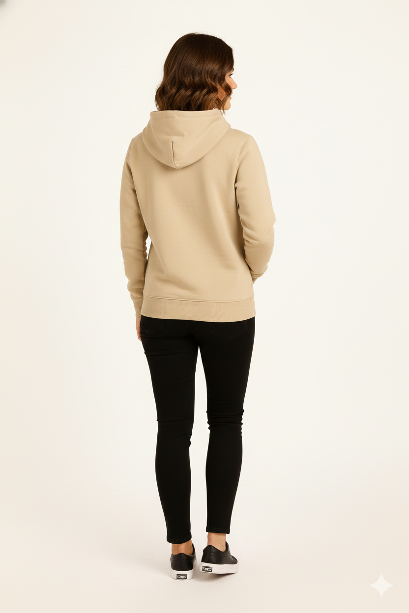 Beige – Premium Sweatshirt Hoodie - HD Print