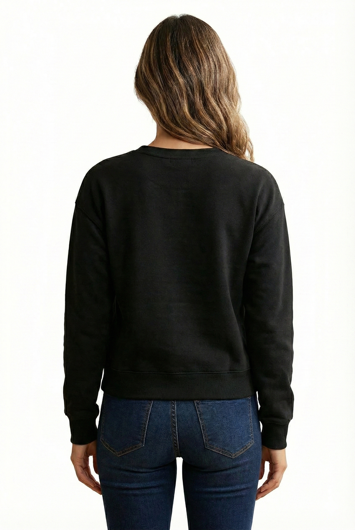 Black Premium Sweatshirt – Luxury Comfort, Motivational HD Print