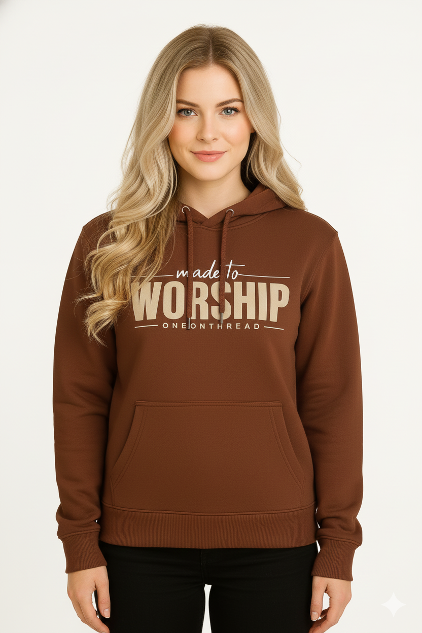 Rich Rust Brown – Premium Sweatshirt Hoodie - HD Print