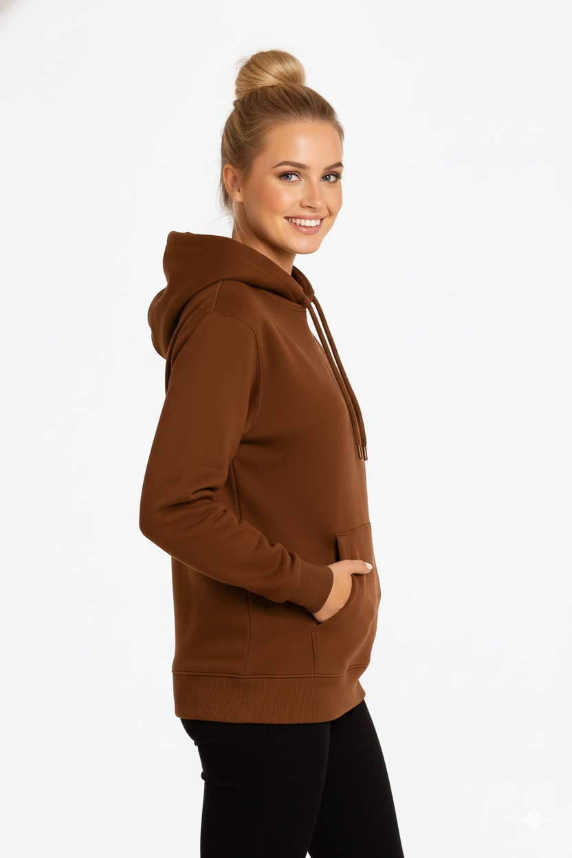 Deep Brown – Premium Sweatshirt Hoodie