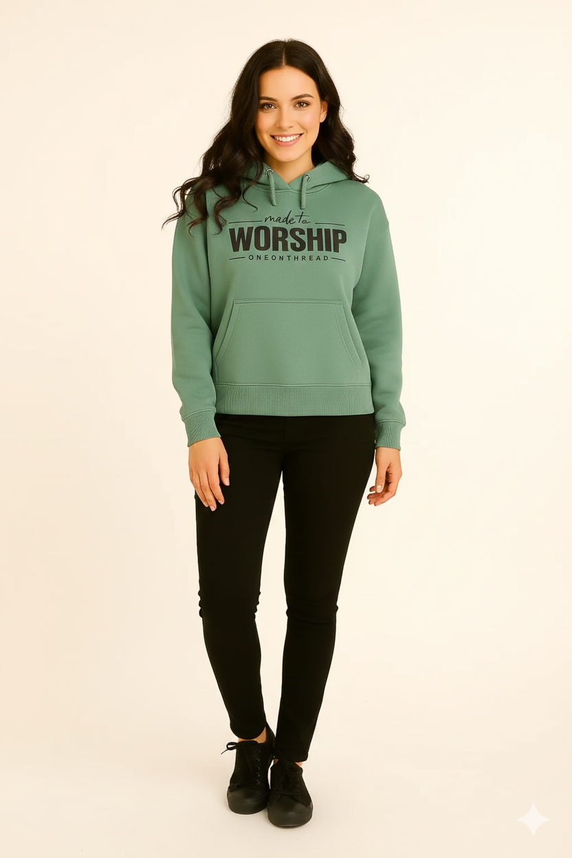 Pastel Green – Premium Sweatshirt Hoodie - HD Print