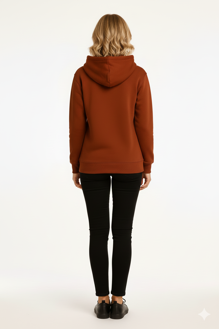 Rich Rust Brown – Premium Sweatshirt Hoodie