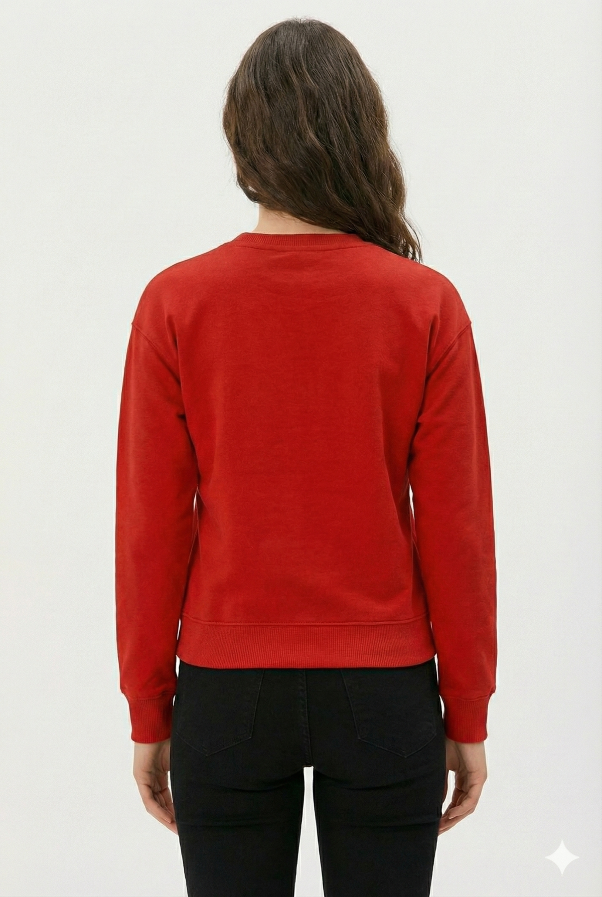 Red Premium Sweatshirt – Luxury Comfort, Motivational HD Print